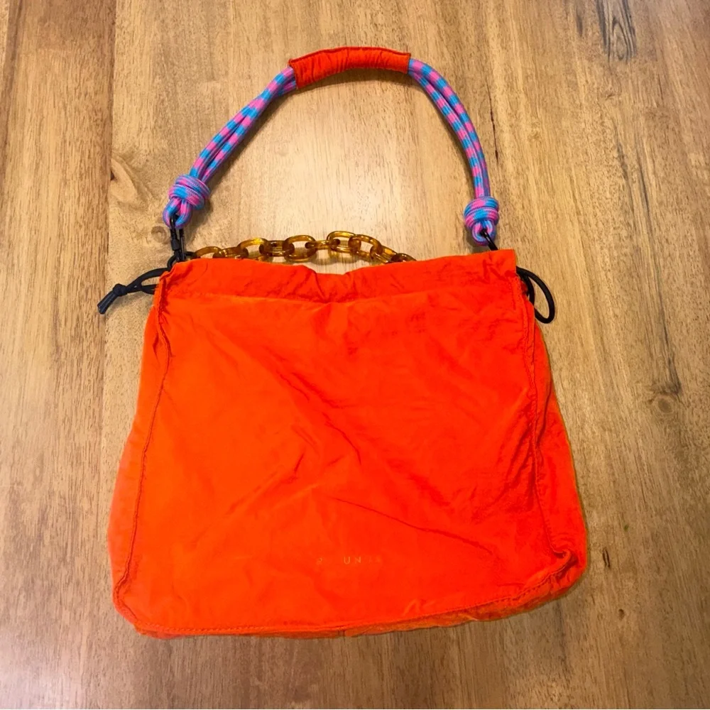 Rotunda Sant Hobo Bag- Orange - Picture 7 of 15